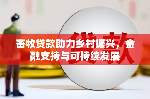 班玛畜牧贷款助力乡村振兴，金融支持与可持续发展
