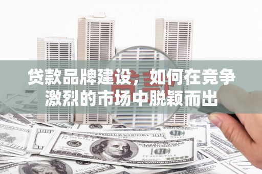 班玛贷款品牌建设，如何在竞争激烈的市场中脱颖而出