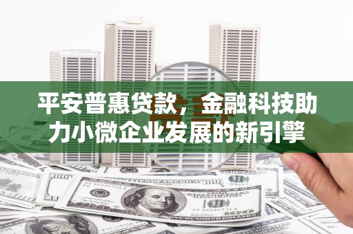 班玛平安普惠贷款，金融科技助力小微企业发展的新引擎