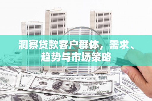 班玛洞察贷款客户群体，需求、趋势与市场策略