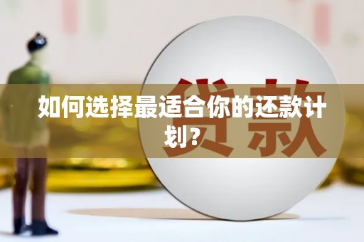 班玛如何选择最适合你的还款计划？