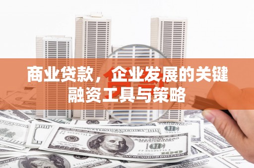 班玛商业贷款，企业发展的关键融资工具与策略