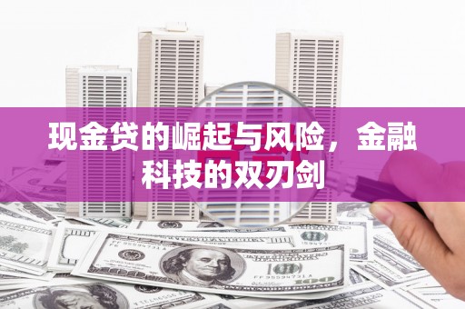 班玛现金贷的崛起与风险，金融科技的双刃剑