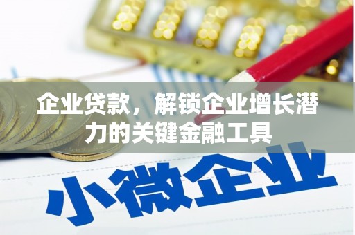 班玛企业贷款，解锁企业增长潜力的关键金融工具