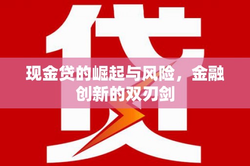 班玛现金贷的崛起与风险，金融创新的双刃剑