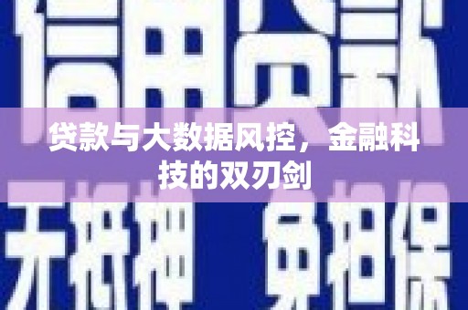 班玛贷款与大数据风控，金融科技的双刃剑