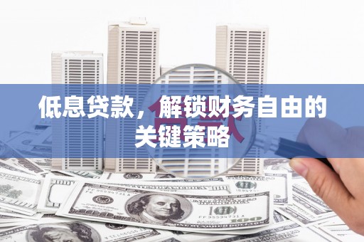 班玛低息贷款，解锁财务自由的关键策略