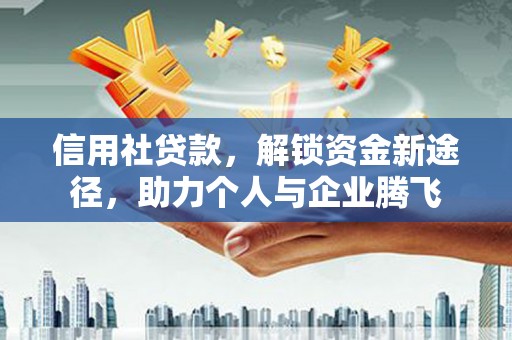 班玛信用社贷款，解锁资金新途径，助力个人与企业腾飞