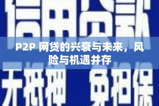 班玛P2P 网贷的兴衰与未来，风险与机遇并存